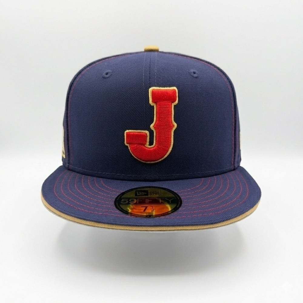 Japan WBC New Era Hat Mens 7 1/2 Navy Blue World Baseball Classic 59FIFTY *NEW*